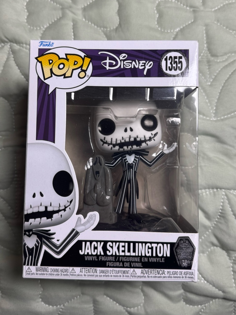 Funko Pop! Disney Jack Skellington #1355 The Nightmare Before Christmas NIB